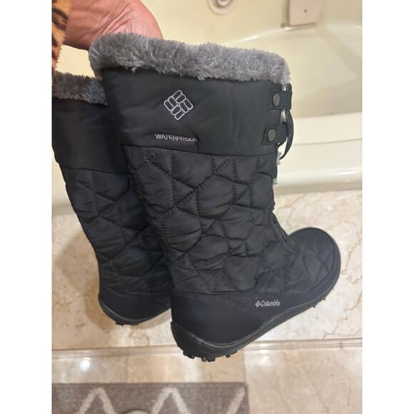 Columbia all weather boots black size 8 women's - Picture 8 of 8